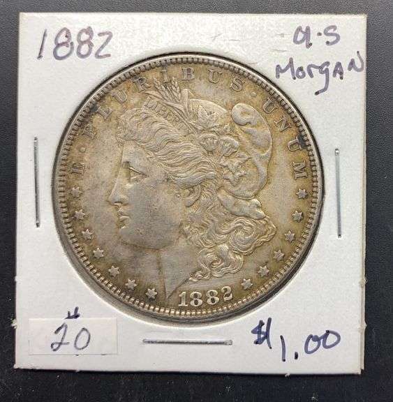 1882 Morgan Silver Dollar