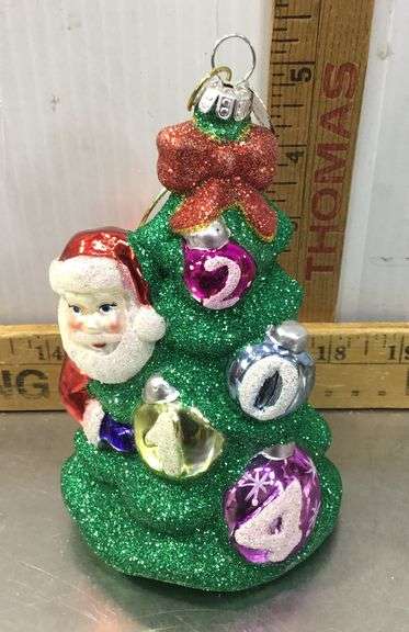 Christopher Radko Celebrations Red Ribbon Clause Ornament