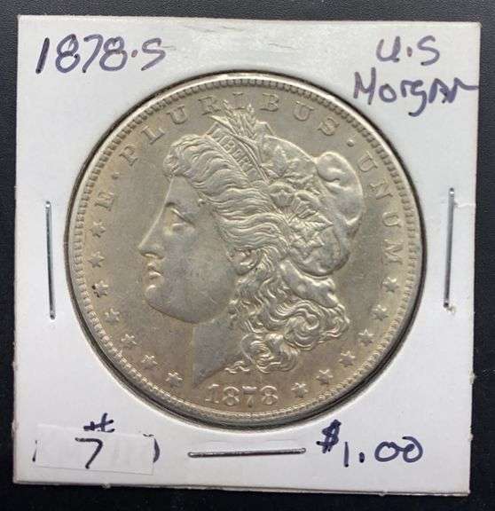1878 S Morgan Silver Dollar