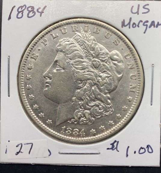 1884 Morgan Silver Dollar