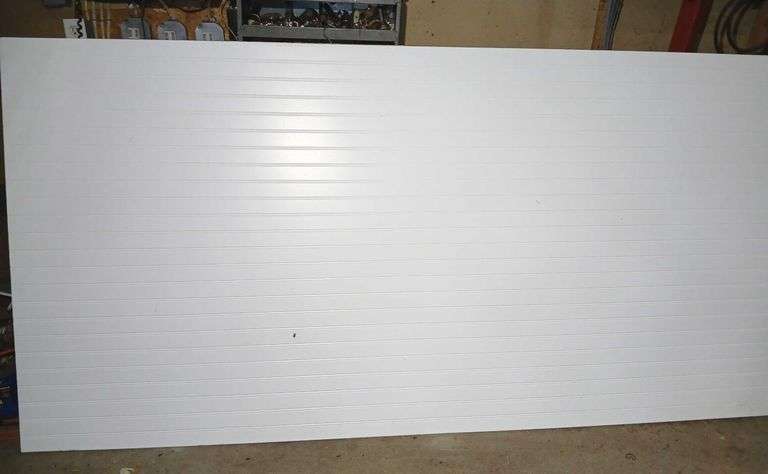 Three 4'×8' Sheets of Bead Board Wall Panel, Drywall and Partical Board