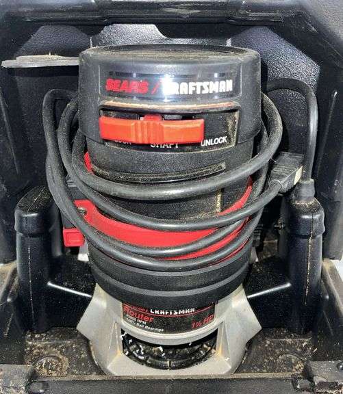 Sears/Craftsman 1-1/2 HP Router- has power - Sherwood Auctions