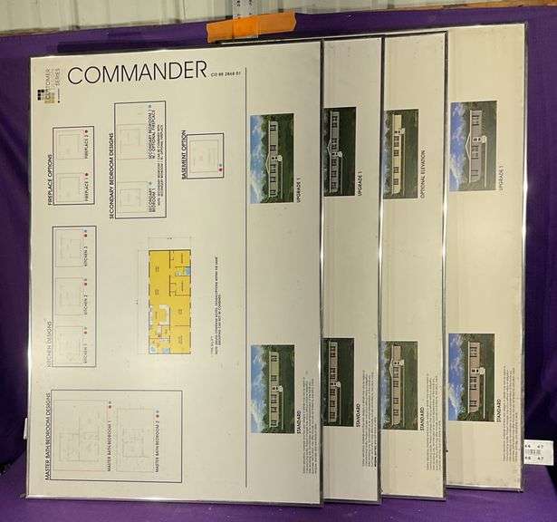 4 Pc. 3’x2’ Display Boards