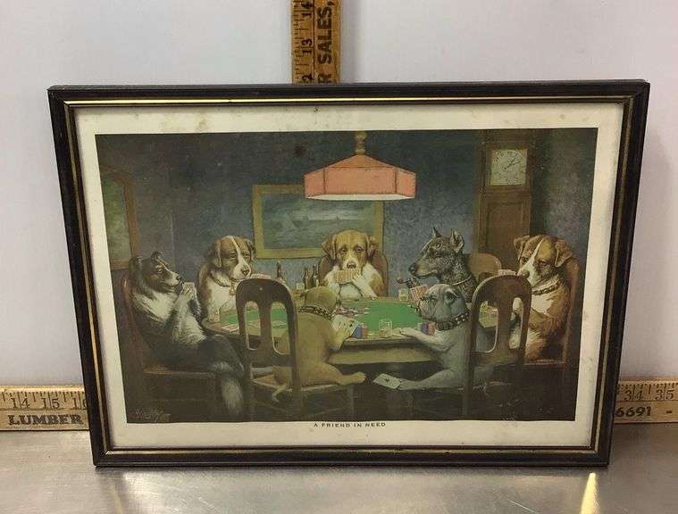A Friend In Need Framed Print - Sherwood Auctions