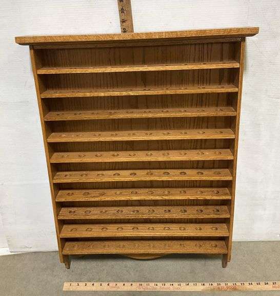 Collecting Rack Wooden Collectors Display Rack - Sherwood Auctions