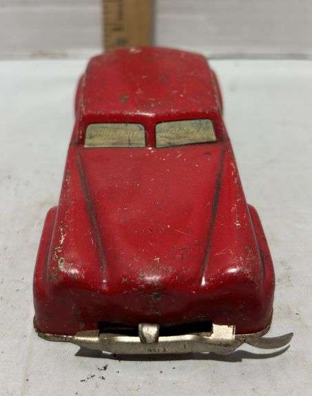 Red China Tin Toy Wind Up - Jouet Mécanique Fer Blanc - Occasion