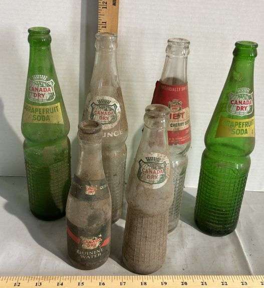 Canada Dry Vintage Pop Bottles