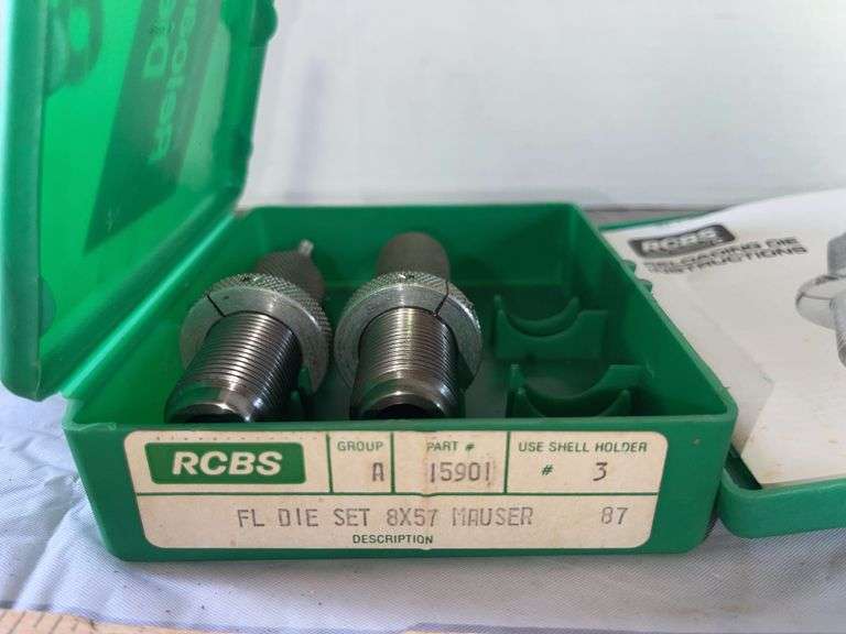 RCBS Reloading Dies & Trim Dies for Mauser- see pics for sizes ...