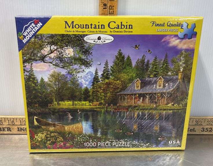 White Mountain Puzzles The 1980s 1000 Piece Puzzle 24 x 30 Complete