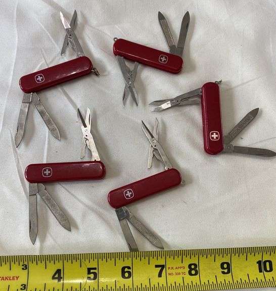 5 Small Wenger Delemont Swiss Army Knives