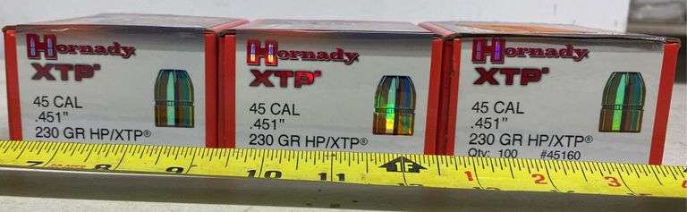 280 Ct. Hornady XTP 45 Cal .451” 230 GR HP/XTP Bullets