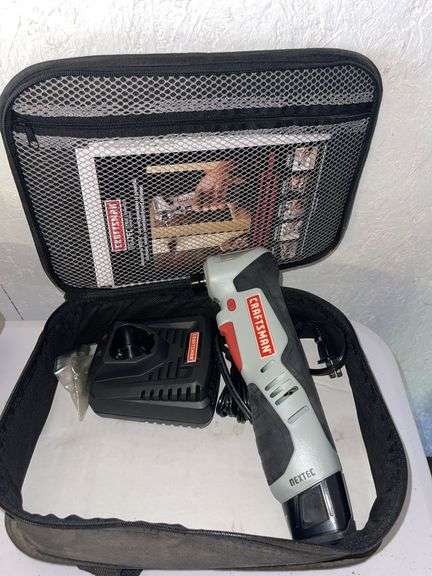 Craftsman Right Angle Impact Driver w/ Battery-holds charge, Charger & Case