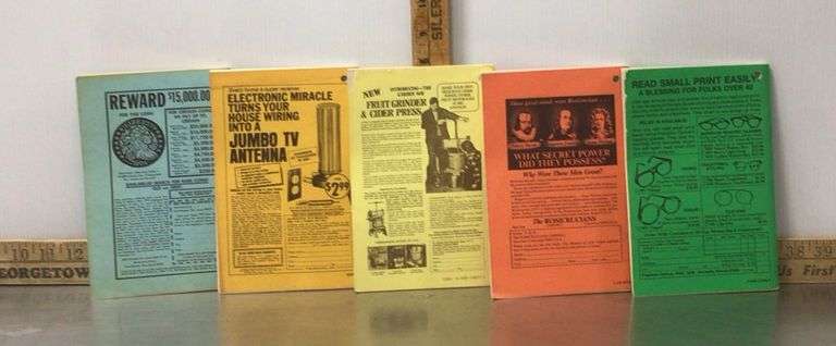 1976, 77, 79, 80 & 81 Agricultural Almanacs