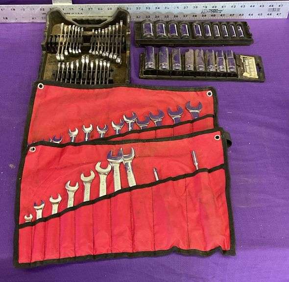 3/8” & 1/2” Socket Sets & Assorted Wrenches