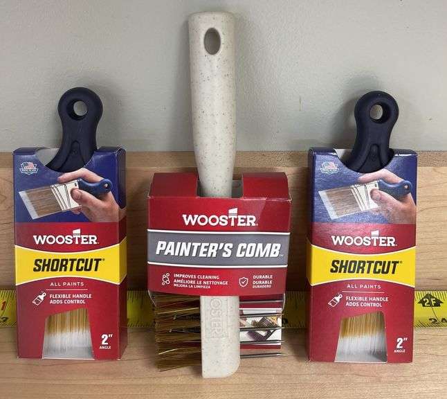 Wooster Shortcut Paint Brushes & Painter’s Comb (New)
