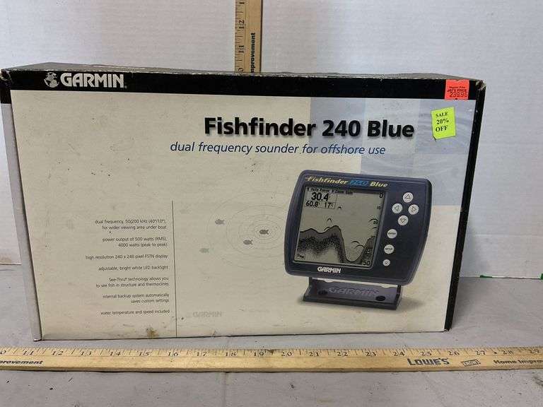 Garmin Fishfinder 240 Blue- never used