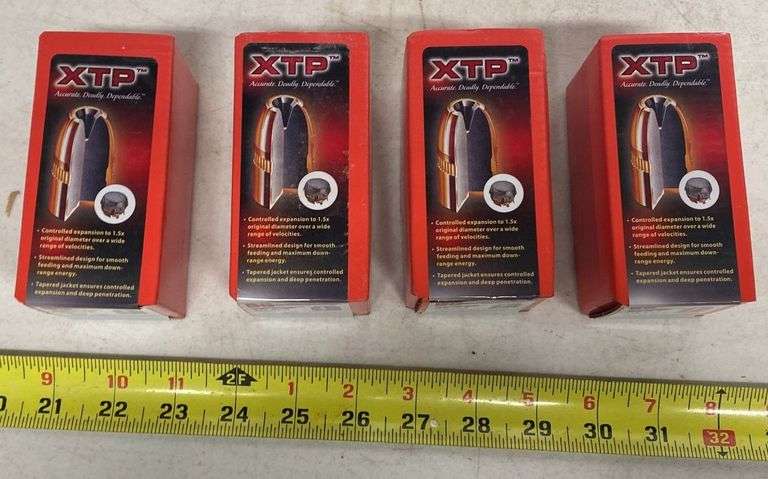 400 ct. Hornady XTP 9 MM .355” 147 GR HP/XTP Bullets