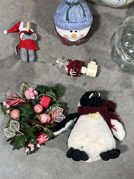 Christmas Decorations and Cookie Jars
