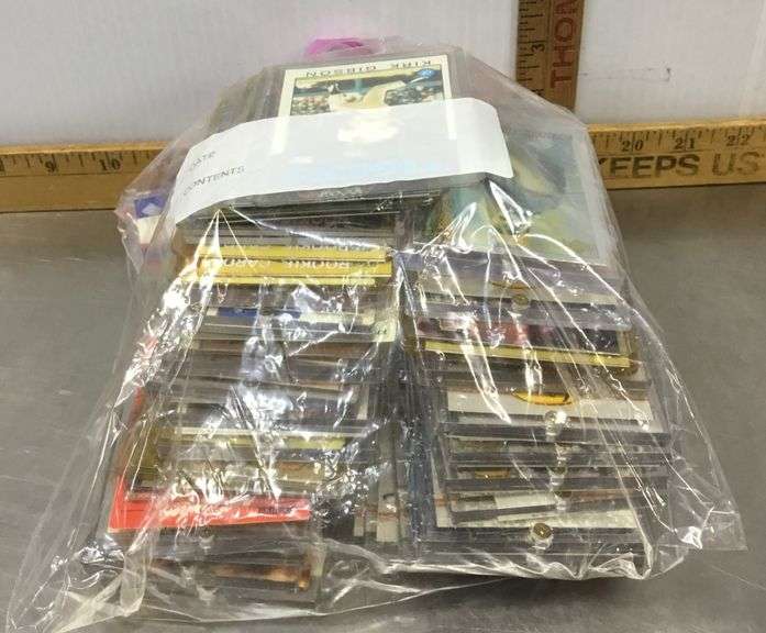 Bag Of Baseball Trading Cards, Some Basketball & Racing