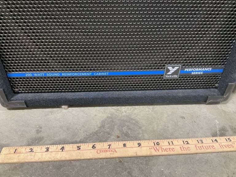 (2) Large Yorkville Floor Speakers