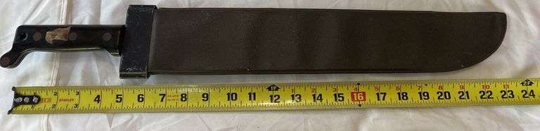 1966 Vietnam War Era 18” Ontario Knife U.S. Machete w/ Sheath
