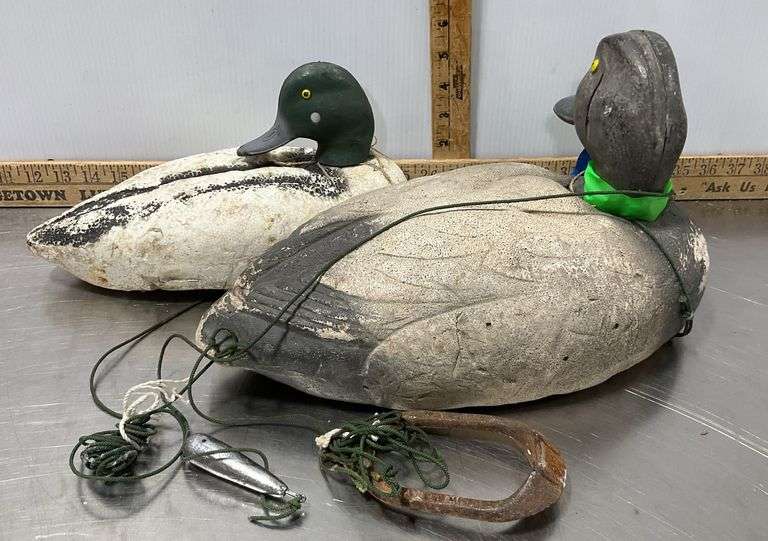 Styrofoam Duck Decoys