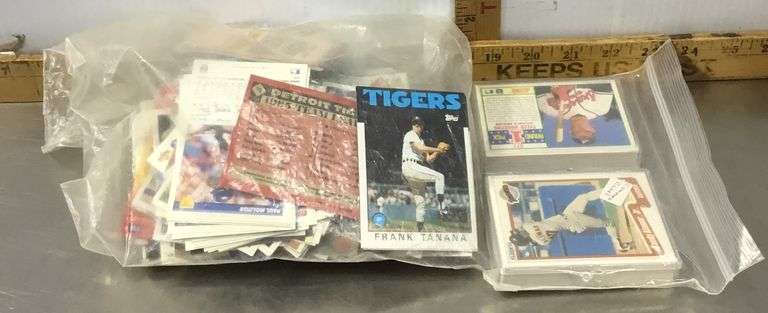 Bag Of Baseball Trading Cards