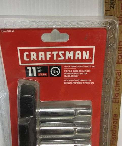Craftsman 11 Piece SAE Deep Socket Set