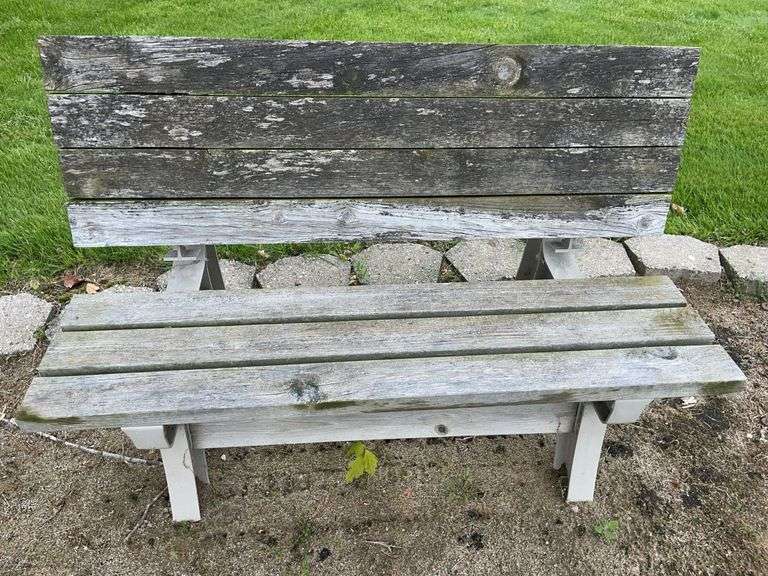 2x4 Basics 31” tall & 4’ wide Bench w/ Flip Down Backrest/Table