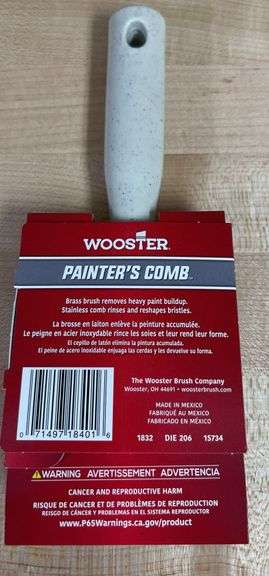 Wooster Shortcut Paint Brushes & Painter’s Comb (New)