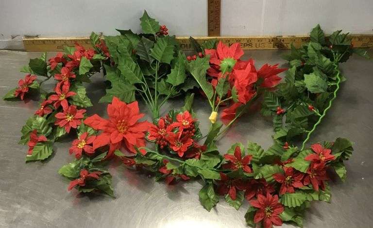 Large Lot Of Artificial Flowers