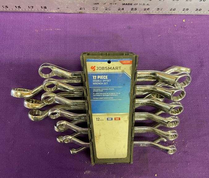 Job Smart 12 Pc. Double Offset Wrench Set