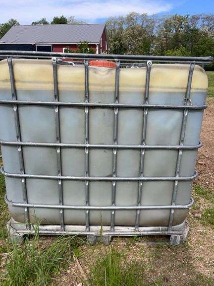 45”x49”x39” Caged Tank w/ Bio Diesel Fuel (90% full)
