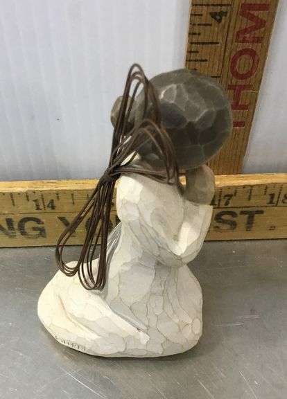 Angel Of Prayer and Heart & Soul Willow Tree Figures