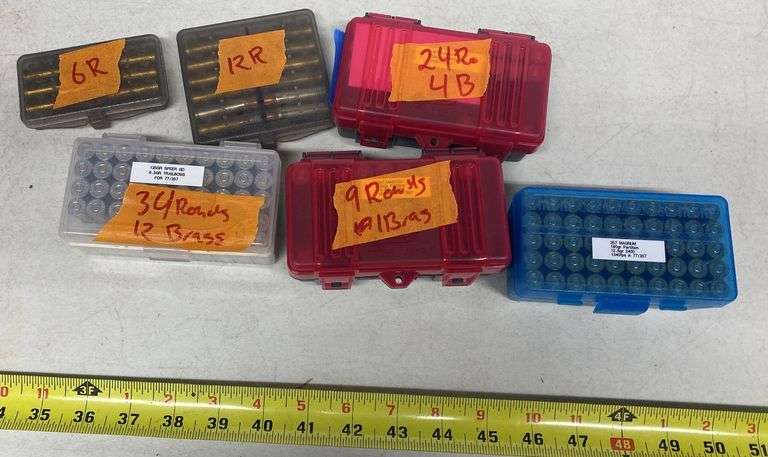 135 Rounds Ammo, 17 Brass .357 MAG