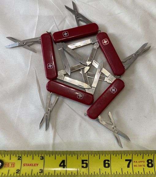 5 Small Wenger Delemont Swiss Army Knives