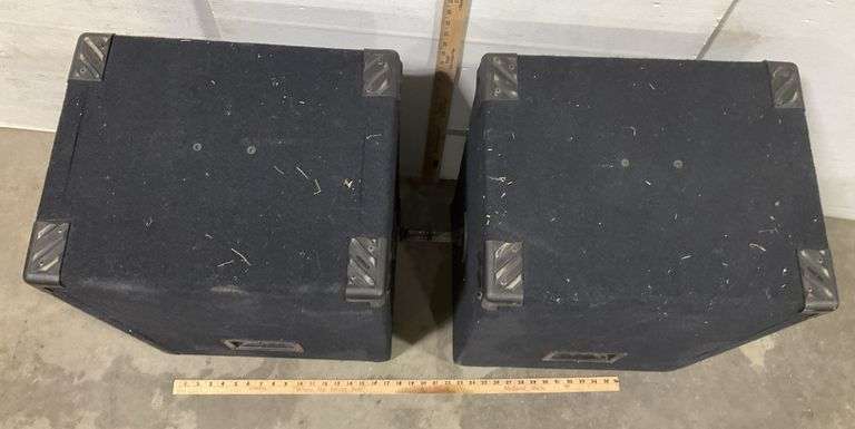 (2) Large Yorkville Floor Speakers