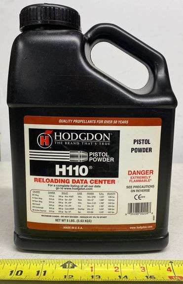Hodgdon H110 Pistol Powder, 8 lbs. Opened, Scales Says Approx. 7 lbs.