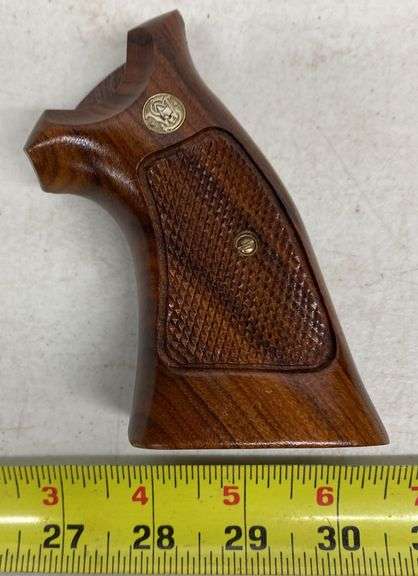 Black Synthetic Pistol Stock & Wood Pistol Hand Grip