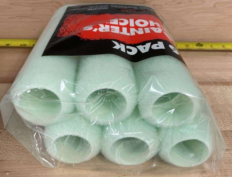 Wooster Painter’s Choice 6 Pk 3/8 Nap Roller Covers(New)