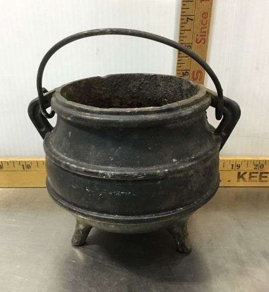 5” Tall Cast Iron Cauldron Pot