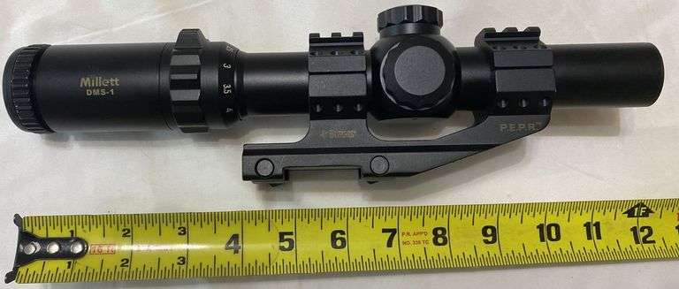 Millett DMS-1 1-4x24 Scope w/ Burris PEPR Mount