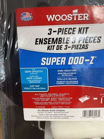 Wooster 3 Piece Kit(New)
