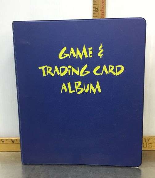 Game & Trading Card Album With Baseball Cards