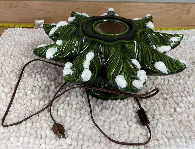 Ceramic Christmas Tree & Rug