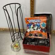 Sea Shells, Dominoes, Over The Door Hangers, Paper Towel Holder & More in Closed Lid Tote
