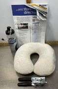 Neck Pillow, Rat Poison, Tire Sealant(full),Tools, Atlas, Propane Tank Cap & More