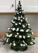 Ceramic Christmas Tree & Rug