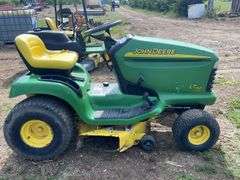 John Deere LT 150 5-Speed Lawn Tractor- runs w/ 38” Deck