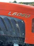 2017 Kabota L6060 3-Point & PTO Tractor w/ Front Hydraulic Push 86” Blade